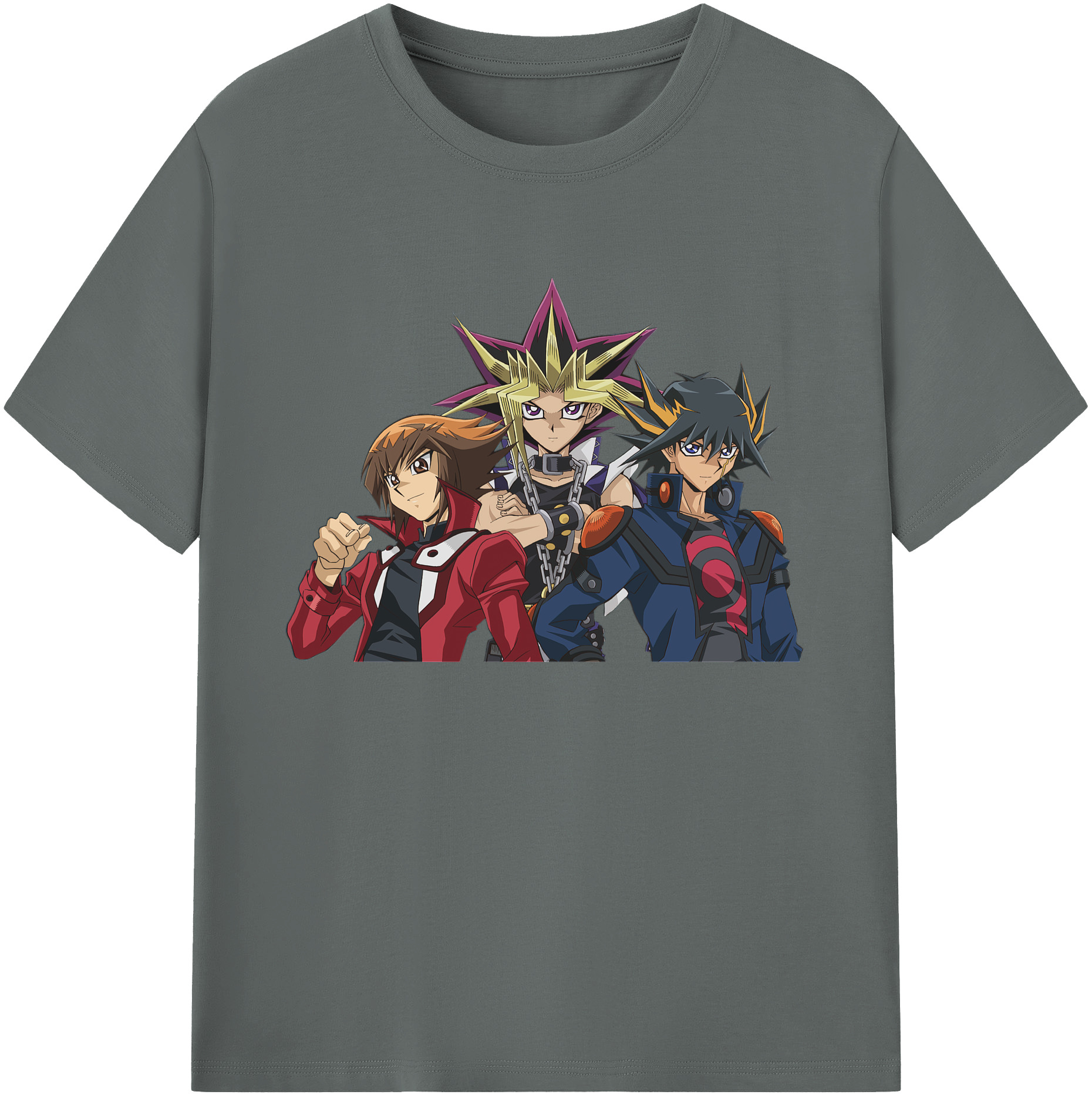 （画像用） 遊☆戯☆王 Yu-Gi-Oh! 綿100％ メンズ半袖Tシャツ｜肌触りやわらか＆通気性